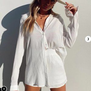 Princess Polly Linen Button up